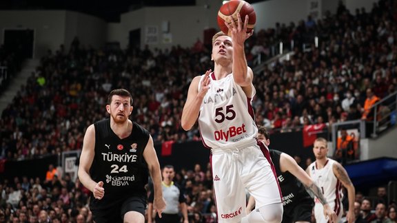 Basketbols, Pasaules kausa kvalifikācija: Latvija - Turcija