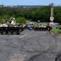 ВИДЕО: Минобороны Украины показало танки под Славянском
