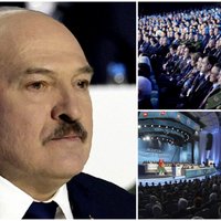 Foto: Lukašenko bez opozīcijas sasauc 'Visas baltkrievu tautas asambleju'