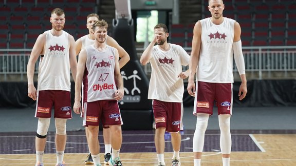 Latvijas basketbola izlase, treniņš (15.08.2022.) - 1