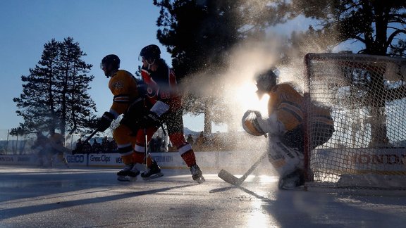 NHL, hokejs, Bruins, Flyers, Lake Tahoe, Taho ezers