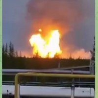 ВИДЕО: Загорелось крупнейшее в России газовое месторождение