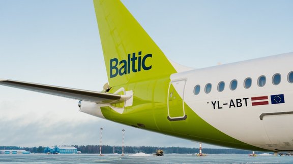 airBaltic, Airbus A220-300, aviācija, lidmašīna, lidosta