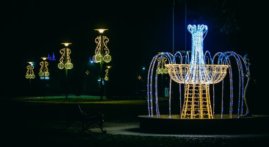 Ziemassvētku noskaņa Birštonā: brīnumainais feju skvērs un citas pilsētas 'pērles'