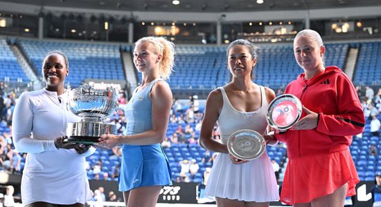 Ostapenko otro gadu pēc kārtas kļūst par "Australian Open" vicečempioni dubultspēlēs