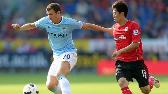 Edin Dzeko (Manchester City - Cardiff)