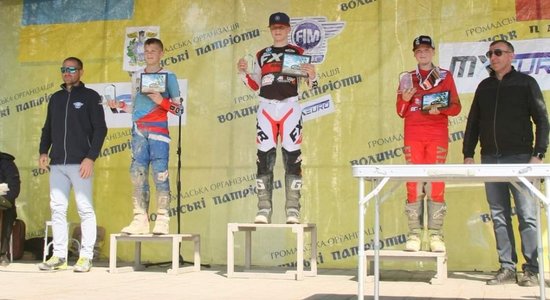 Reišulis uzvar Eiropas čempionātā motokrosā Ukrainā