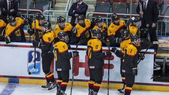 Hokejs; U18; Pasaules čempionāts 2018.; Vācija:Dānija - 20