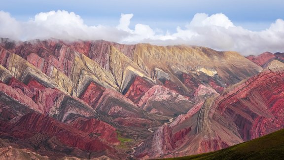 Serranía de Hornocal kalnu grēda, Argentīna