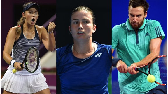 Anastasija Sevastova Jelena Ostapenko Ernests Gulbis