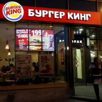 'Burger King' franšīzes ņēmējs atsakās slēgt 800 Krievijas restorānus