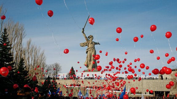 Stalingrad battle in the Russian city of Volgograd