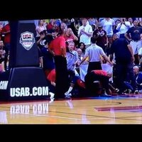 Video: ASV basketbola izlases treniņmačā Džordžs gūst ļoti smagu traumu