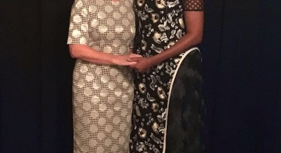 ФОТО: Ивета Вейоне встретилась с Мишель Обамой