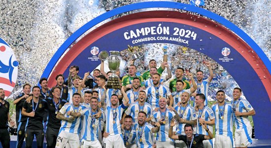 Rekords arī "Copa America" turnīrā: Argentīna kļūst par tituliem bagātāko izlasi