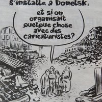 Charlie Hebdo взялась за Донбасс: карикатура о "скучном перемирии" в Донецке