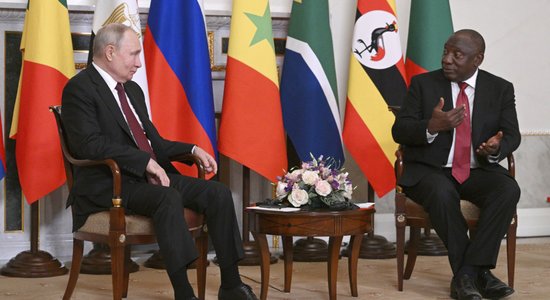 Kremlis Āfrikas valstu līderu retoriku izmantos, lai bremzētu Rietumu palīdzību Ukrainai, atzīst ISW