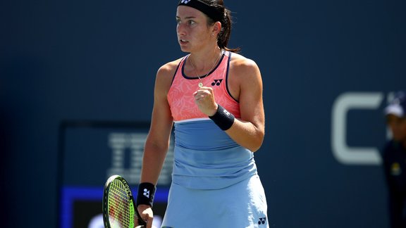 'US Open' tenisa turnīrs: Anastasija Sevastova – Eižēnija Bušāra - 11