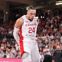 Kanādas basketbolisti pārbaudes mačā zaudē Dominikānai