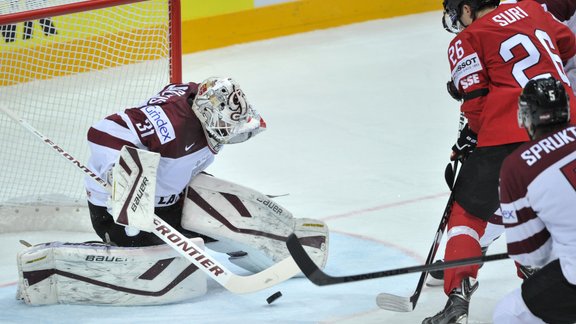 Hokejs, pasaules čempionāts: Latvija - Šveice - 12