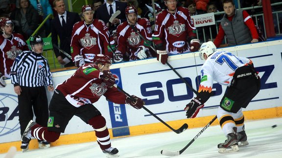 KHL spēle: Rīgas Dinamo - Severstaļ