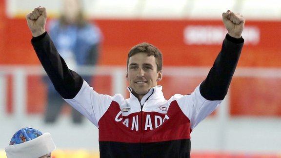 speed skating Denny Morrison of Canada 