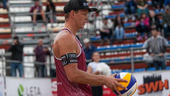 Pludmales volejbols. Jūrmala Masters. Aleksandrs Samoilovs un Jānis Šmēdiņš - 44