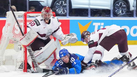 Hokejs, pasaules čempionāts 2024. Latvija - Kazahstāna