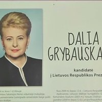 Lietuvas prezidenta amatā atkārtoti ievēlēta Grībauskaite