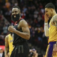 Hārdens palīdz 'Rockets' gūt uzvaru pār 'Lakers'