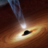 В паутину гигантской черной дыры попали целые галактики. Ученые разглядели это в телескоп