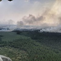 Foto: Sibīrijā plosās plaši meža ugunsgrēki; reģionā izsludina ārkārtas stāvokli