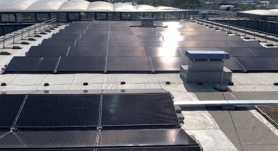 На крыше Origo установлены солнечные панели стоимостью 435 000 евро