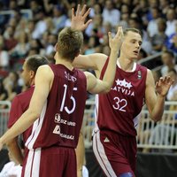 Latvijas basketbola izlases debitanti pacilātā noskaņojumā pirms Rio kvalifikācijas
