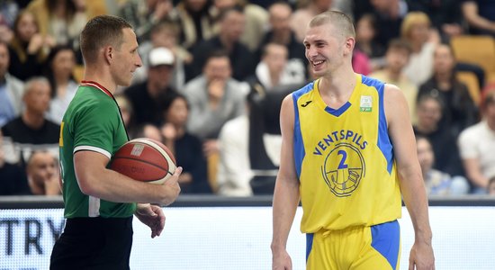 'Ventspils' basketbolistiem zaudējums trešajā pārbaudes spēlē