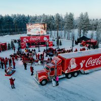 В декабре в Риге будет гостить легендарный грузовик Coca-Cola