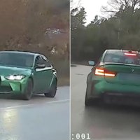 Video: Par joņošanu ar 135 km/h pa Jūrmalu BMW vadītājs saņem 1500 eiro sodu