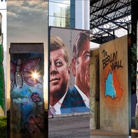 25 фрагментов Берлинской стены, за 25 лет расползшихся по всему миру