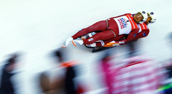 Latvijas kamaniņu divnieki pasaules čempionātā ārpus labāko desmitnieka