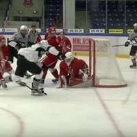 'Rīgas' hokejisti ar minimālu uzvaru sāk jauno MHL sezonu