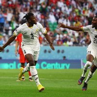 Ganas futbolisti 'jautrā cīņā' nosargā uzvaru pār Koreju
