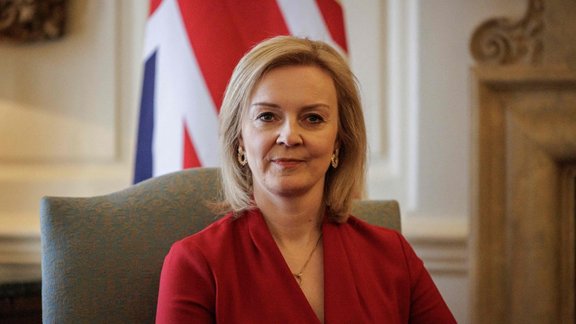 British Foreign Secretary Liz Truss