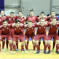 Latvijas telpu futbola izlase PK kvalifikācijas mačā brīnumaini izrauj uzvaru pār Armēniju