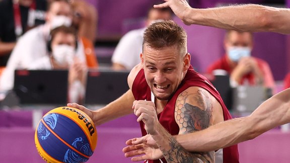 Tokijas olimpiskās spēles, 3x3 basketbols, pusfināls: Latvija - Beļģija - 1