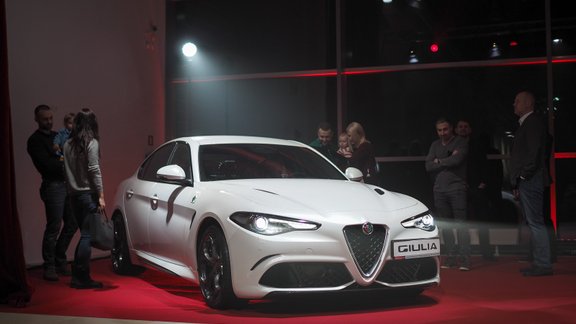 'Alfa Romeo Giulia' prezentācija Rīgā