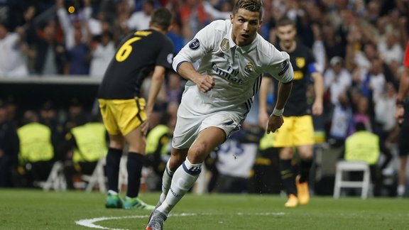 Ronaldo. Real vs Atletico - UEFA Champions League