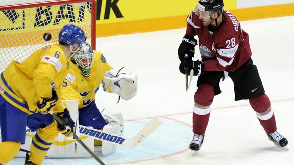 Hokejs, pasaules čempionāts: Latvija - Zviedrija - 11