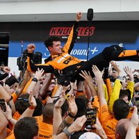 'McLaren’ pilots Noriss izcīna pirmo uzvaru karjerā un piebremzē Verstapena dominanci