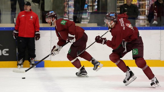 Latvijas hokeja izlase, treniņš pirms pasaules čempionāta - 27