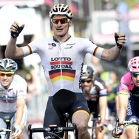 Greipels triumfē 'Giro d'Italia' sestajā posmā; Saramotinam 69.vieta